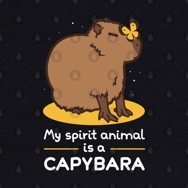 My spirit animal is a capybara by Domichan